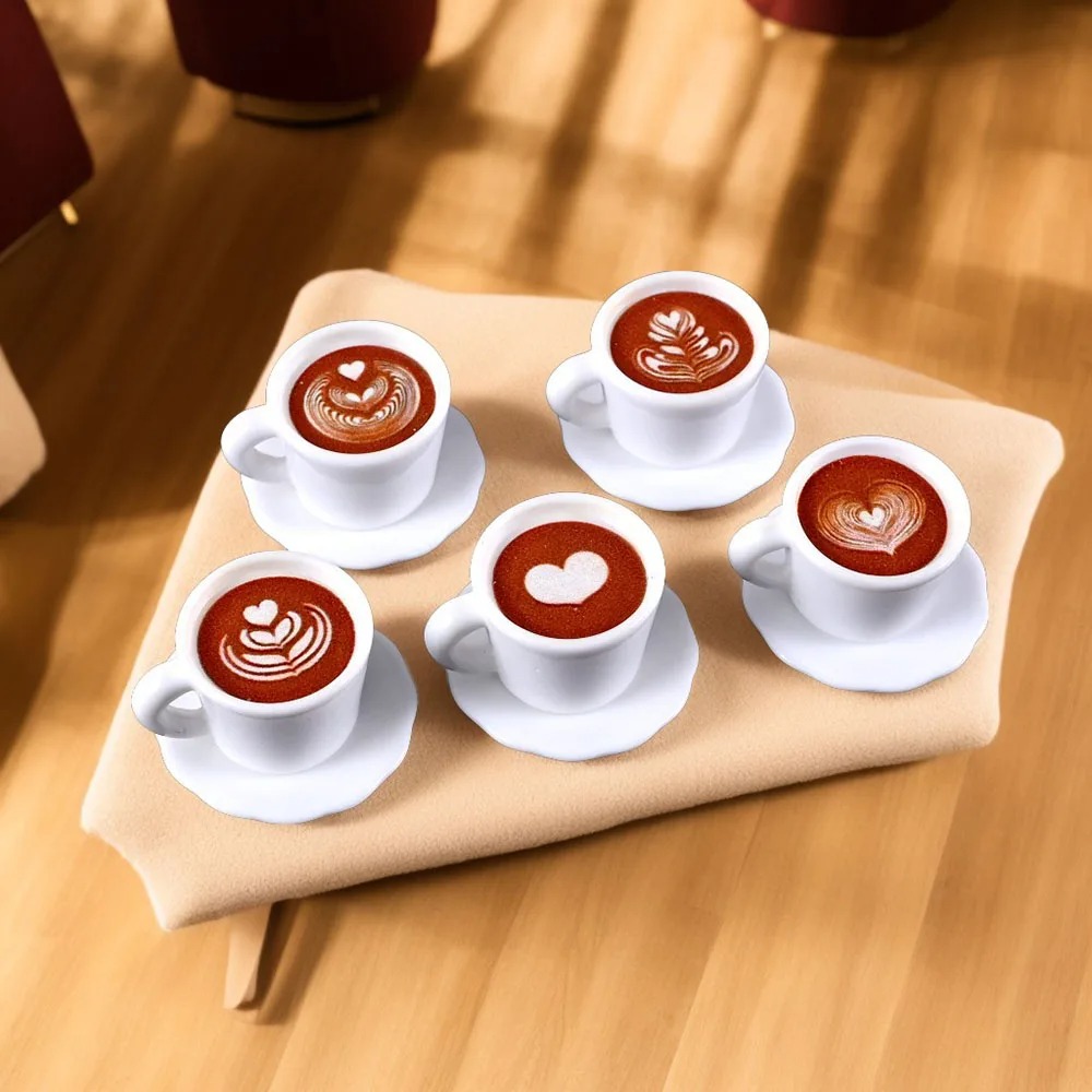 Kids Toys Kitchen Set - 10 sztuk/zestaw Miniaturowe filiżanki do kawy