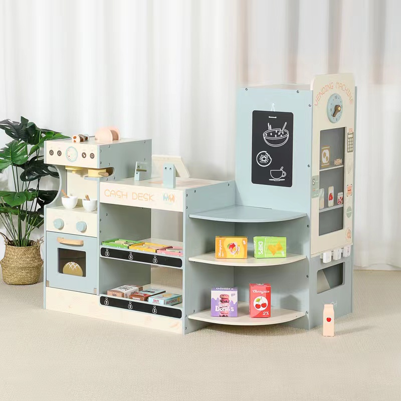 Drewniany zestaw do zabawy w s – Toy Cash Register recenzja i cena