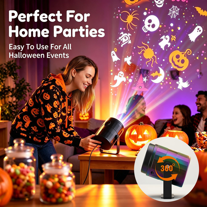 Projektor LED na Halloween i B – Kids Yard Toys recenzja i cena